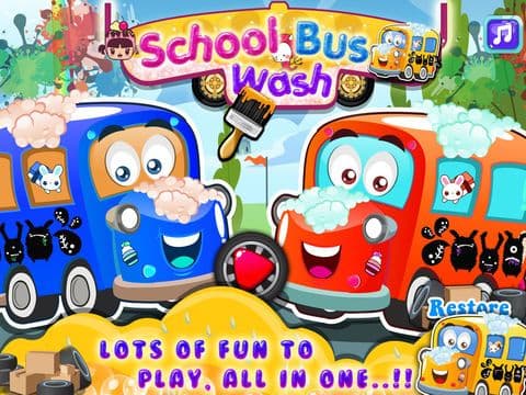 Baby School Bus Wash screenshot 2