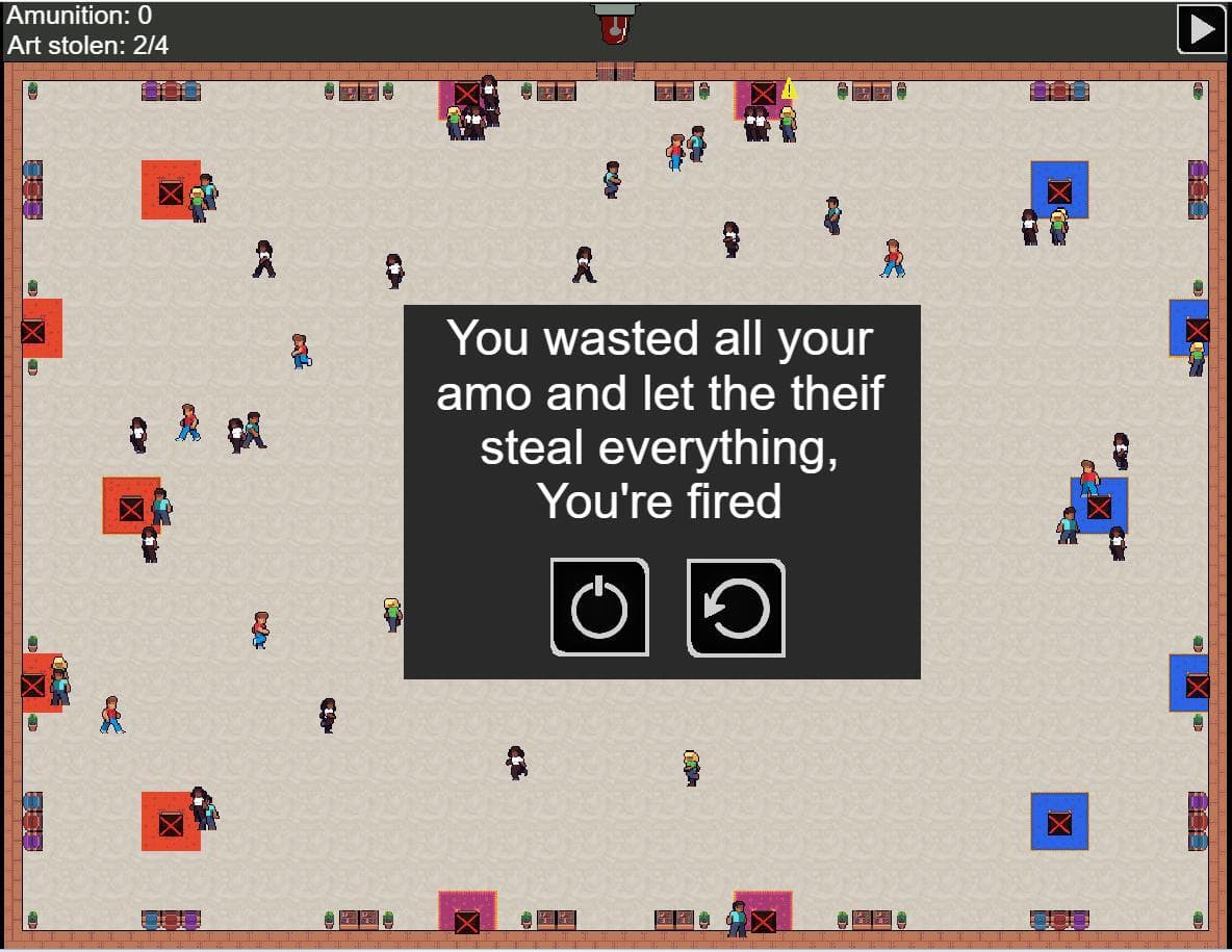 Museum Heist (itch) (Echo_Fnet) screenshot 2