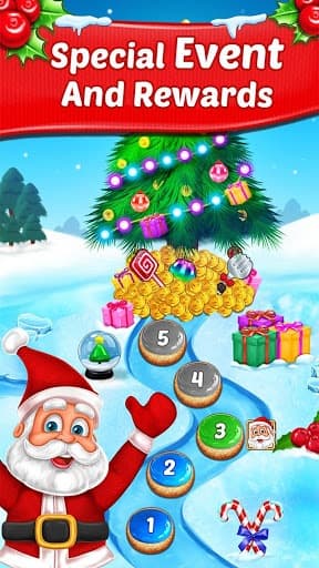 Christmas Cookie - Santa Clauss Match 3 Adventure screenshot 5