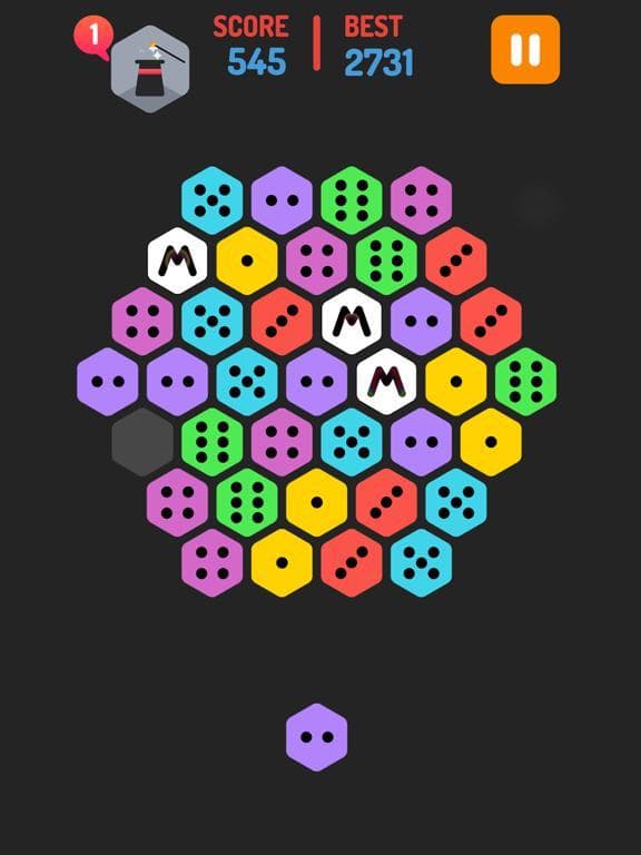 Merge Blocks - Merging hexagon puzzle fun game, rotate and merged