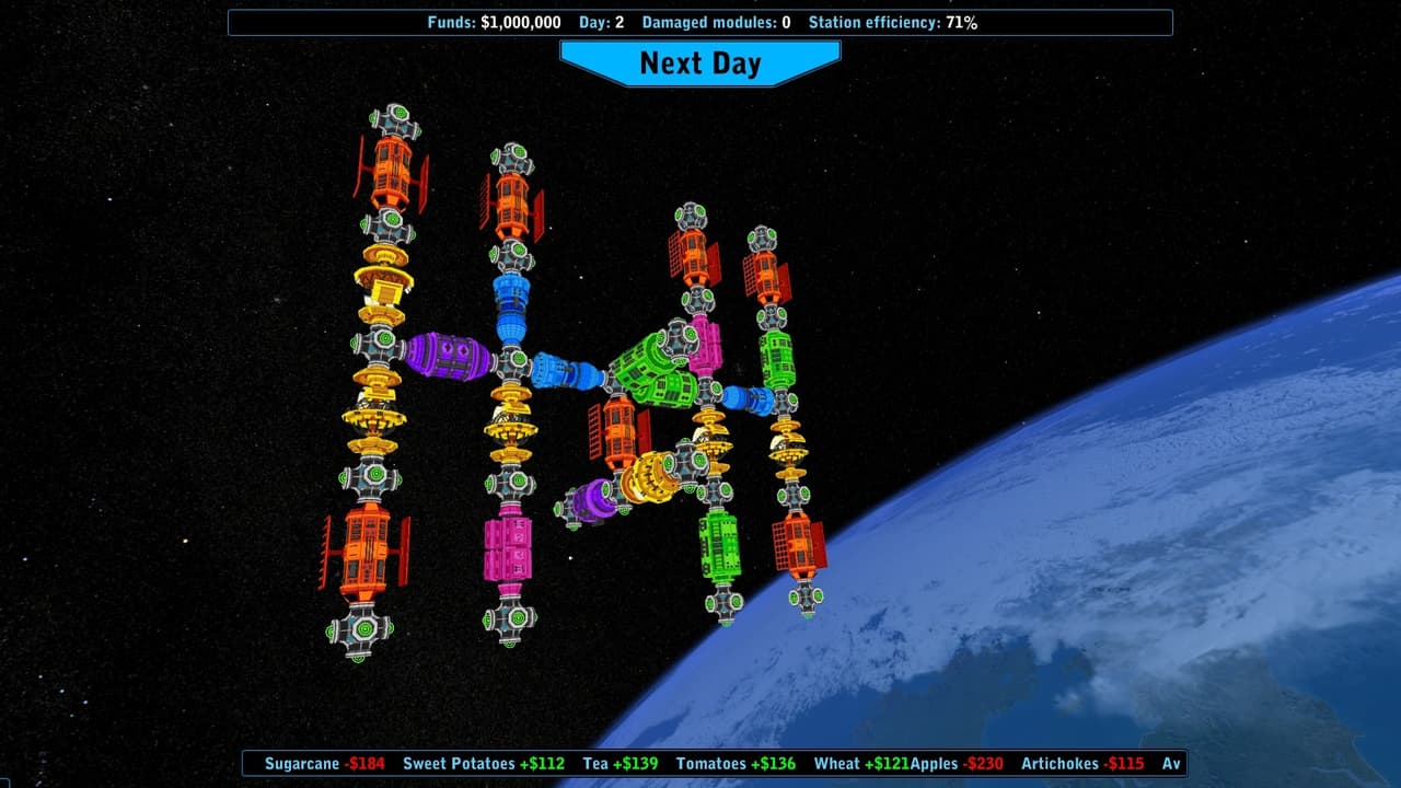 Universal Space Station Inc. - Sci Fi Economy Management Resource Simulator screenshot 2