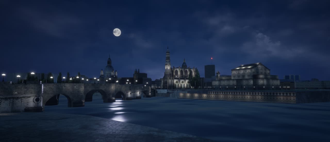 A Dresden Look-Alike City Liminal Lockdown Driving Simulator screenshot 2