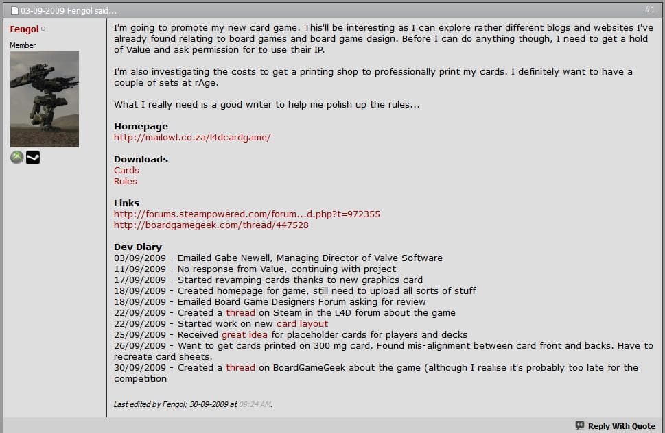 Left 4 Dead Card Game