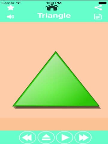 Learn Shapes with Colorful Flashcards - Preschool kids,Toddlers and Babies