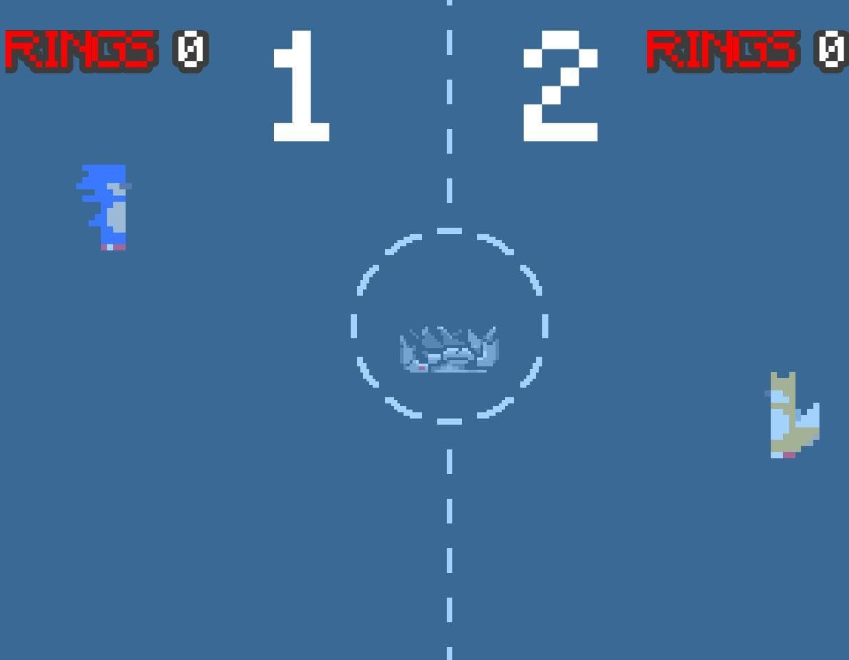 Pong with sonic physics
