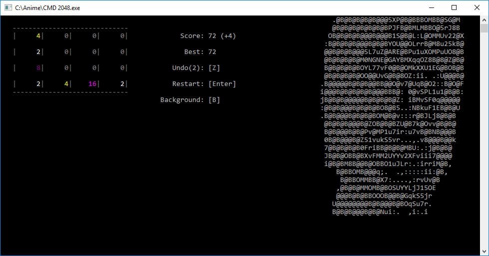 CMD 2048 screenshot 5