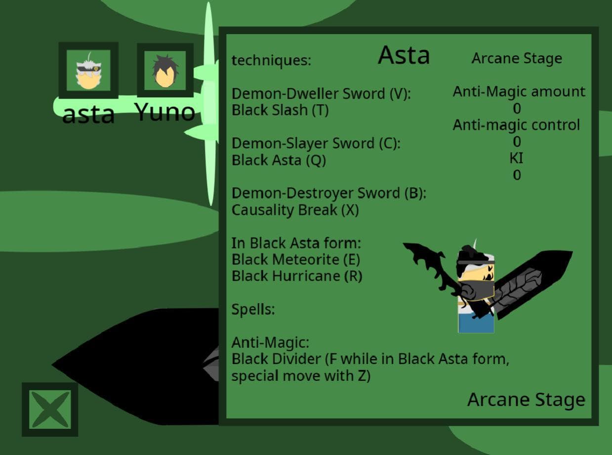 Black clover (Prototype)