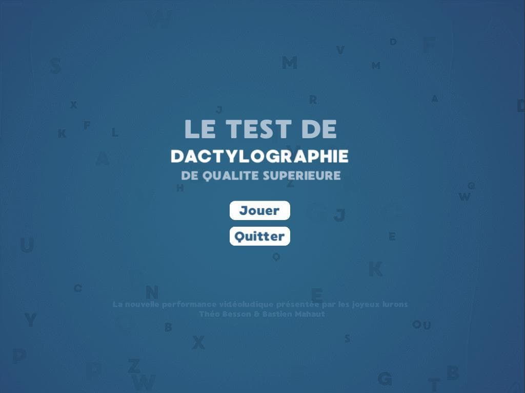 Le test de dactylographie de qualité supérieure screenshot 2