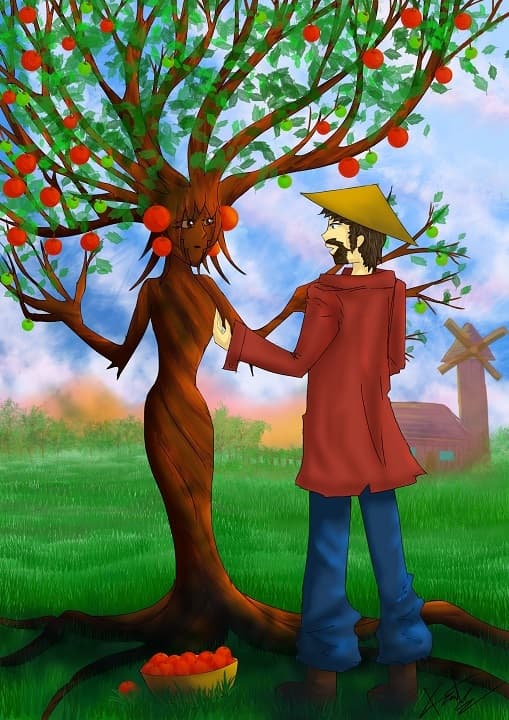The Butterfly and the Apple Tree