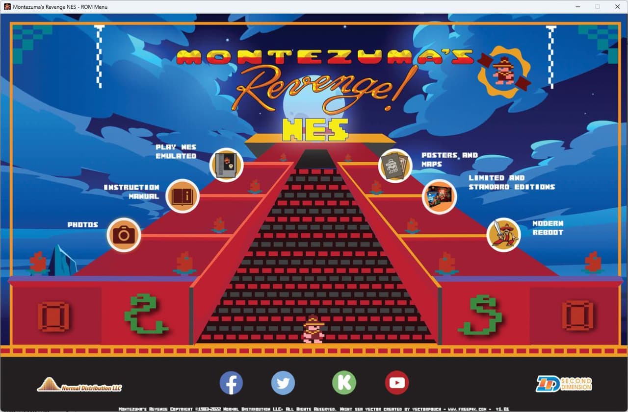 Montezumas Revenge NES + Reboot screenshot 2
