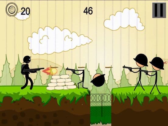 A Stickman Shooter - Sniper Vs Shooting Assassin Soldiers screenshot 3