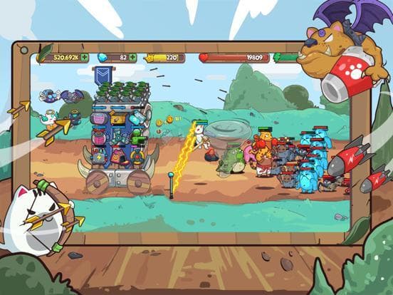 CatnRobot: Idle Defense screenshot 4