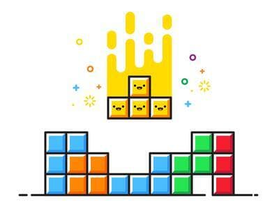 Tetris (itch) (Jojoclaim Company) screenshot 2