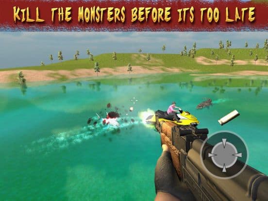Kill Sea Monster 3D screenshot 2