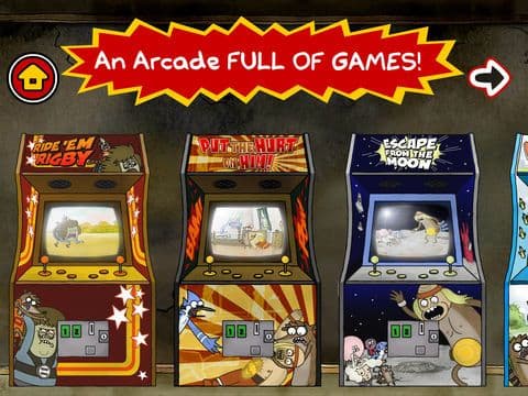 Just a Regular Arcade – A Sweet Suite of Regular Show Games With Mordecai and Rigby screenshot 2