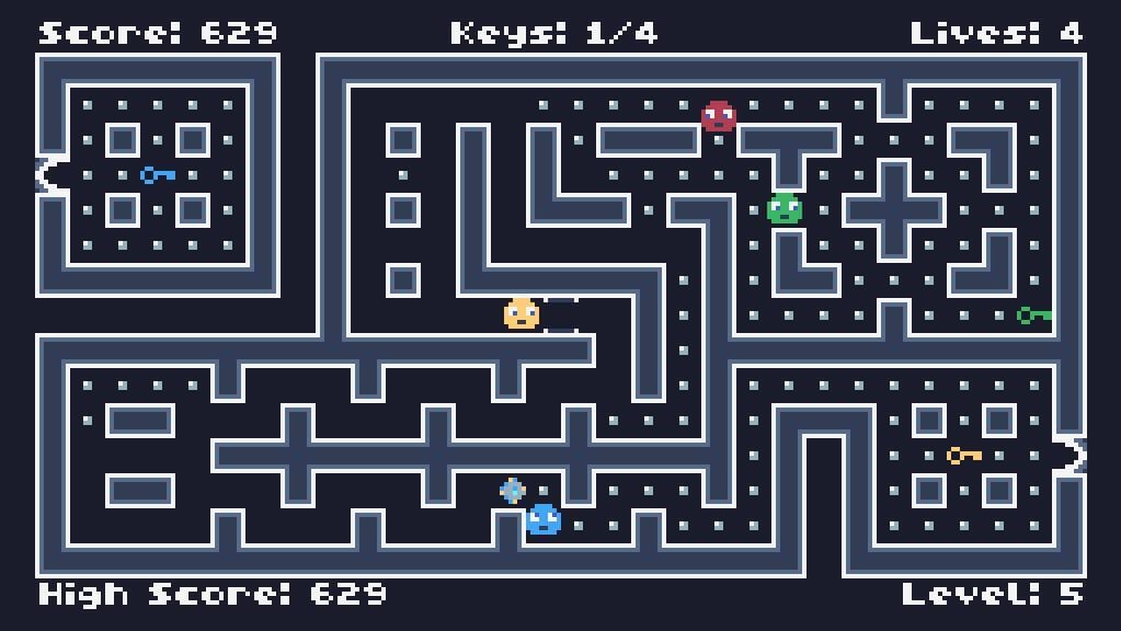 Retro 8-bit Maze