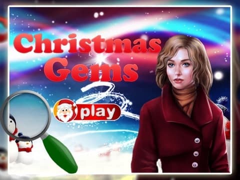 Christmas Gems Hidden Object screenshot 2