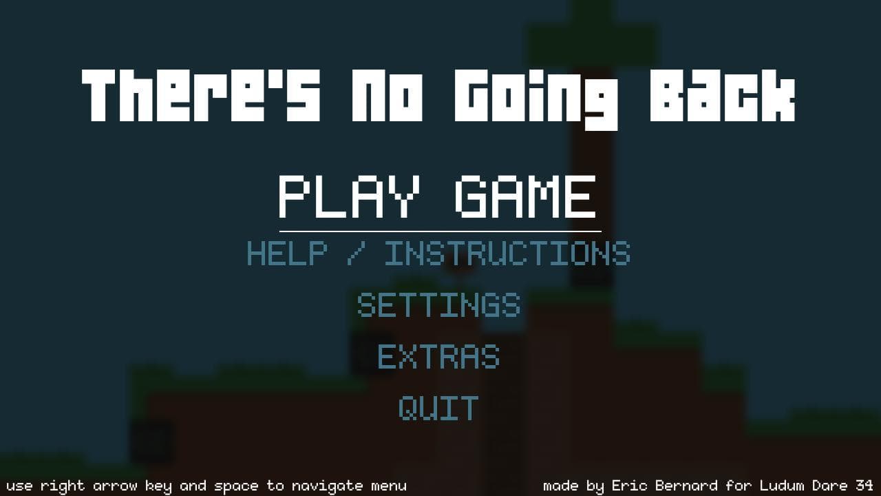 Theres No Going Back - Ludum Dare 34 Entry screenshot 2