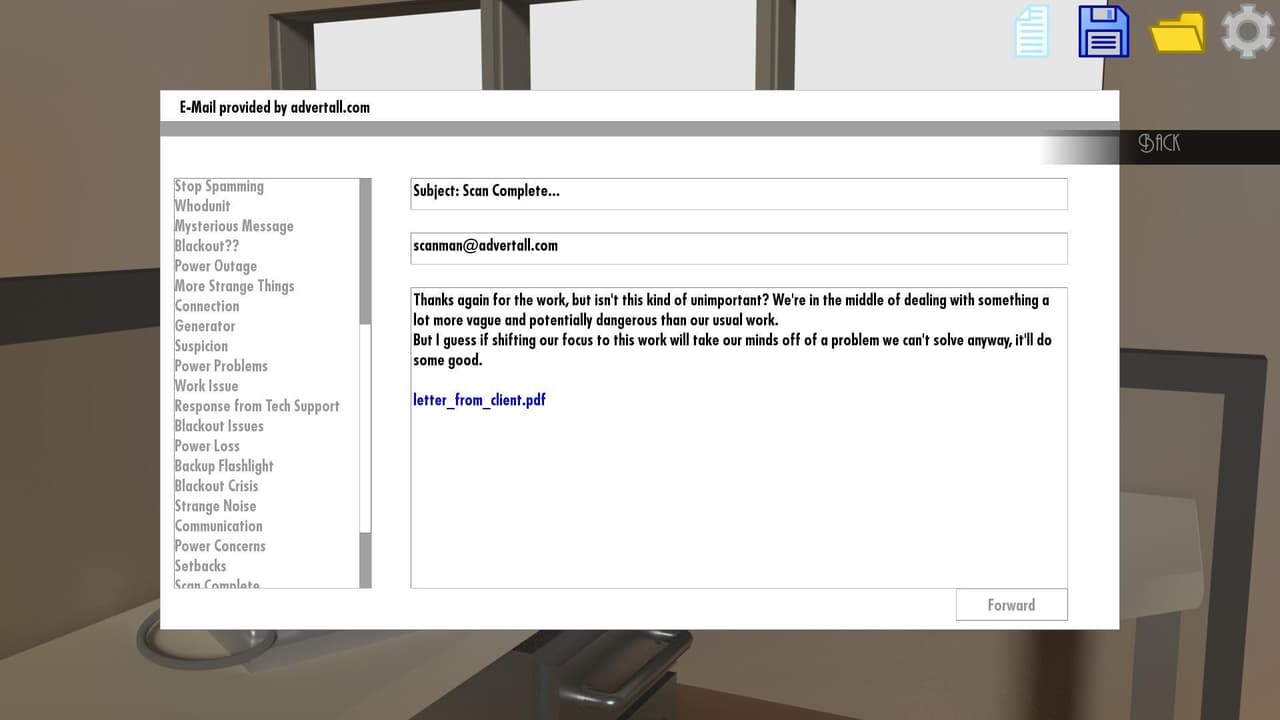Epistle in a Bottle screenshot 3