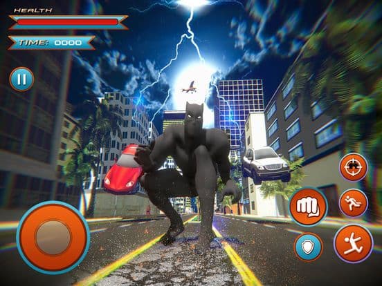 Panther Superhero Crime City screenshot 4