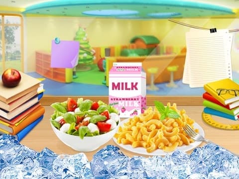 Kids Cooking Fun: School Food Maker - Mac & Cheese screenshot 2