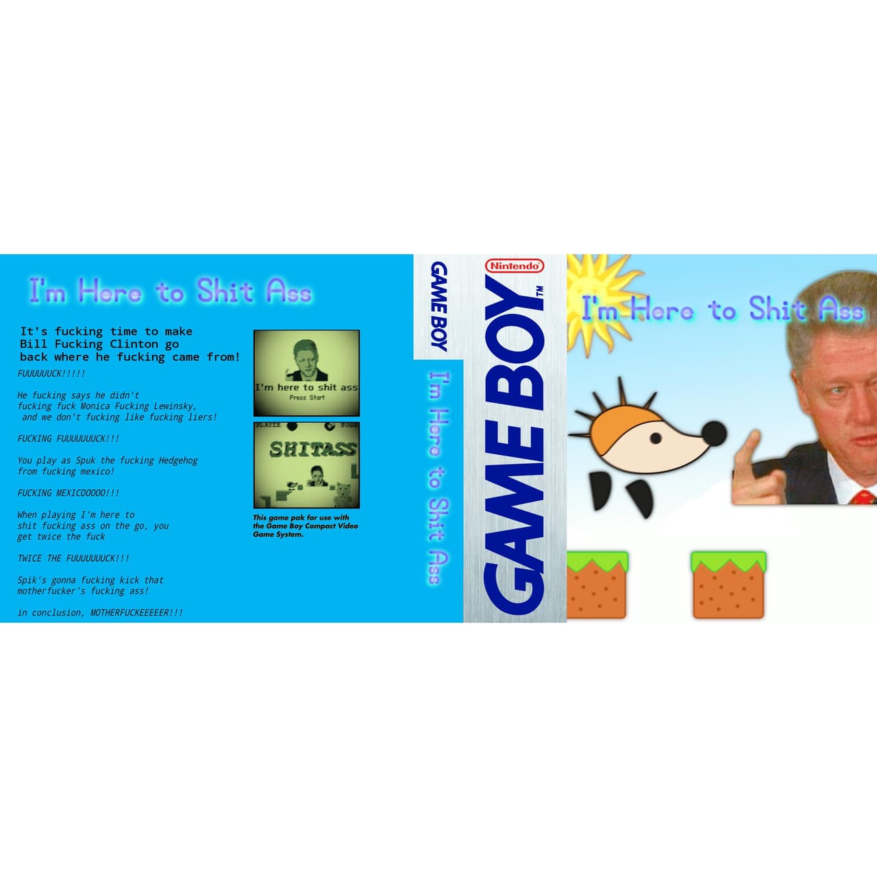 Im here to shit ass for Game Boy screenshot 4