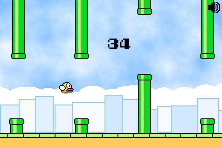 Flappy Bird (itch) (Raul Fernandes) screenshot 3