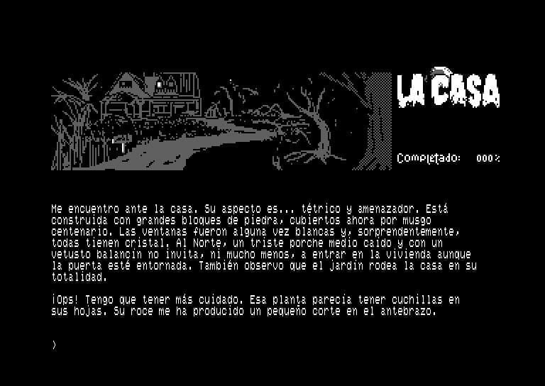 La Casa (Amstrad CPC) (Spanish) screenshot 3