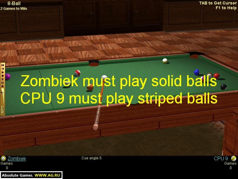 3-D Pool screenshot 4