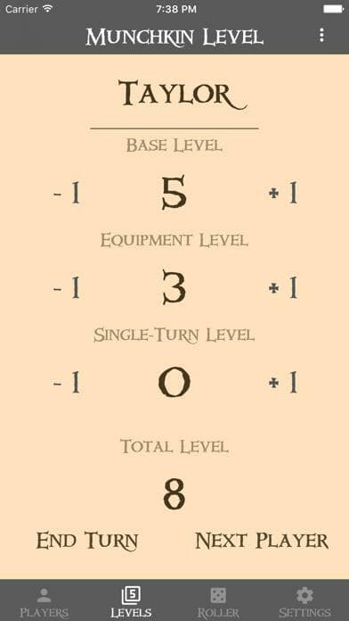 Levels Counter for Munchkin screenshot 4