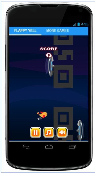 Flappy Yellow Bird screenshot 2