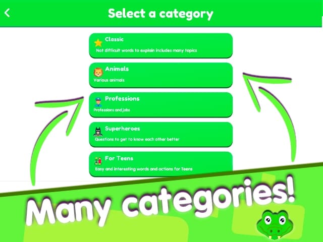 Crocodile Charades Game screenshot 3