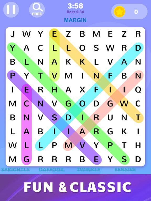 Word Search Poetry Lite screenshot 3