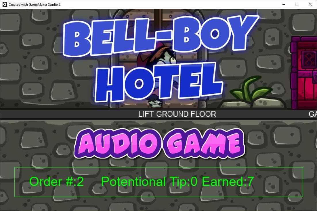 Bell Boy Hotel - Audio Based Game For Blind Gamers