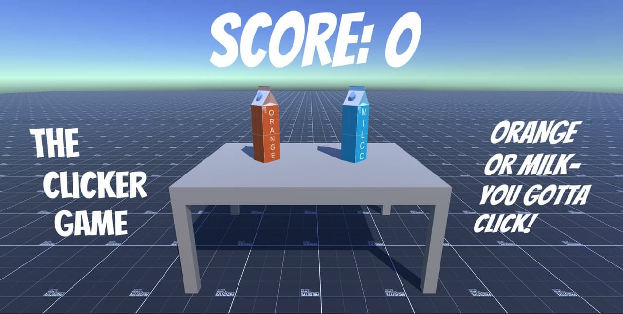 The Clicker Game- Orange or Milk? screenshot 2