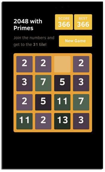 2048 with primes
