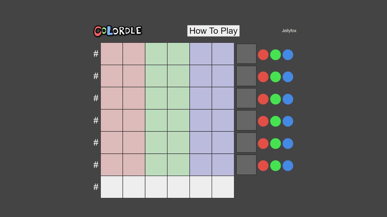 Colordle screenshot 2