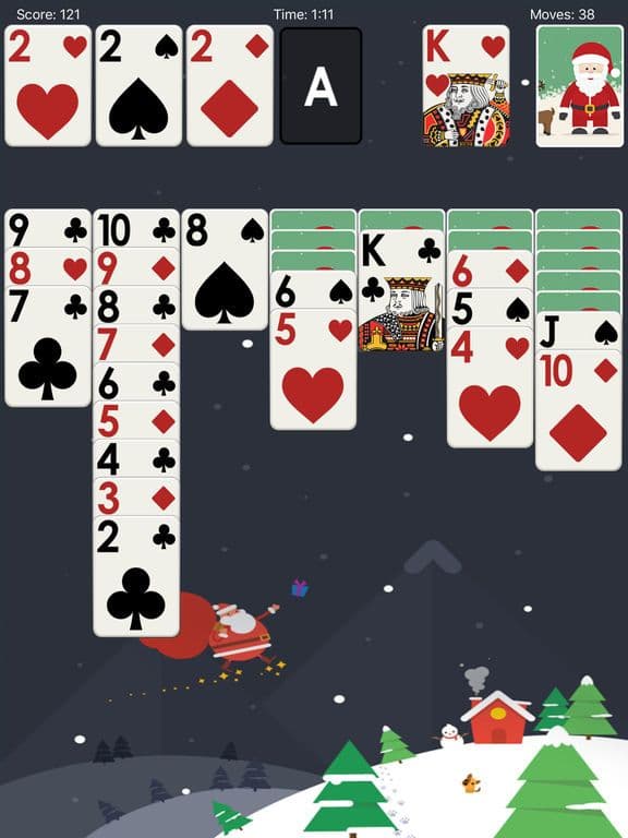 Klondike Solitaire: Christmas screenshot 3