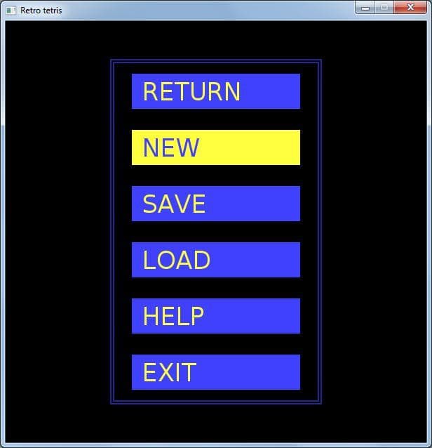 Retro Tetris screenshot 3