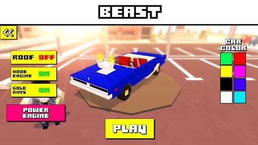 Blocky Car Racer screenshot 5