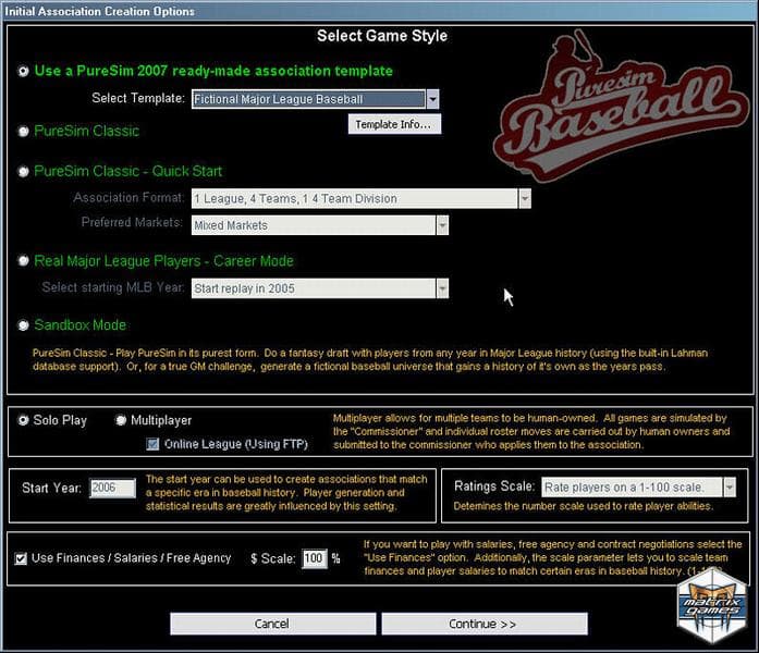 PureSim Baseball 2007