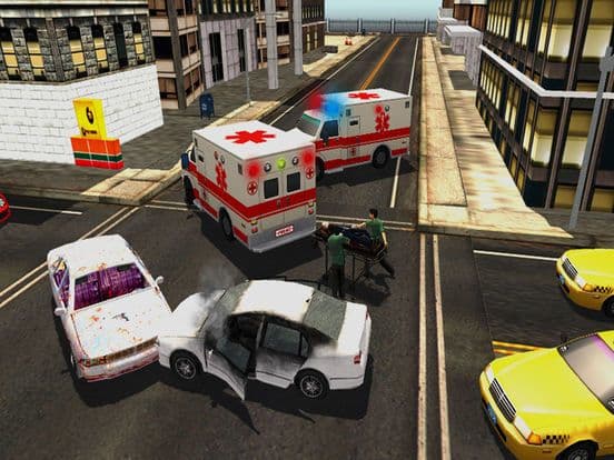 Ambulance Simulator 2017 - 911 rescue driving 3D screenshot 3
