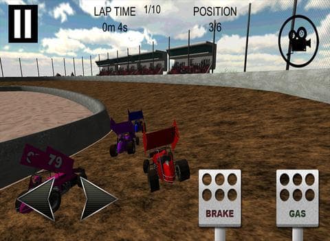 Sprint Car Dirt Track Game screenshot 5
