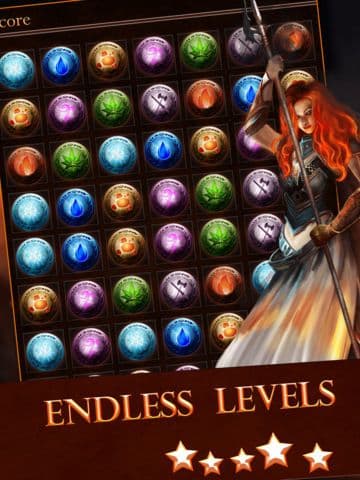 Match-3 Line Wars screenshot 4