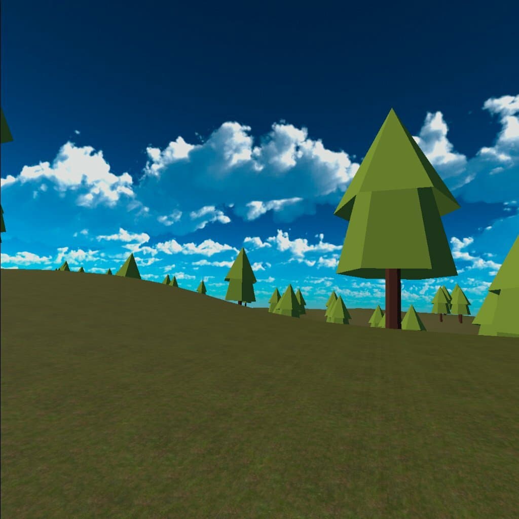 infinite terrain VR