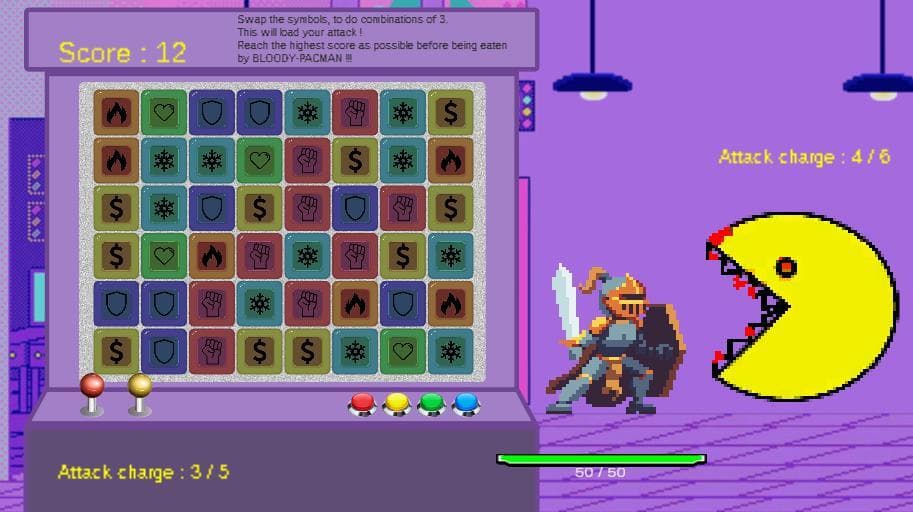 Bejeweled fighter