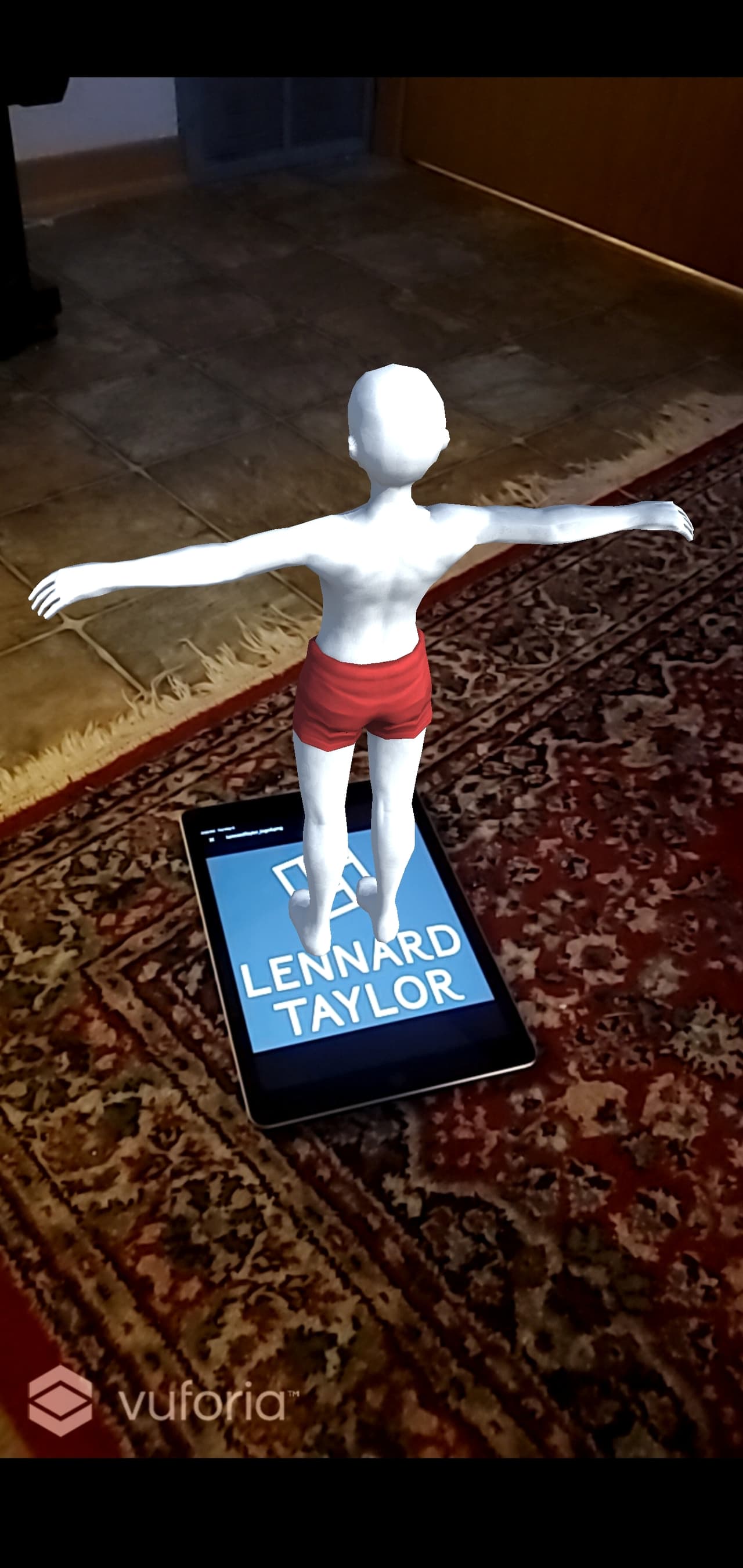 Vuforia AR Fashion Mannequin screenshot 3