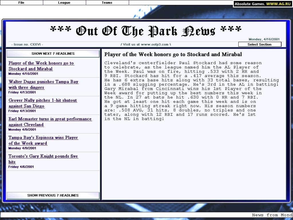 Out of the Park Baseball 3 screenshot 3
