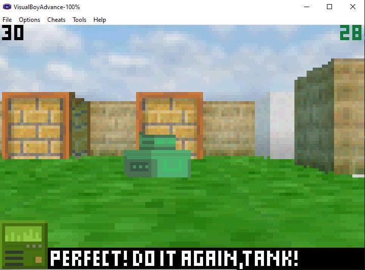 3D SnowTank GBA screenshot 3