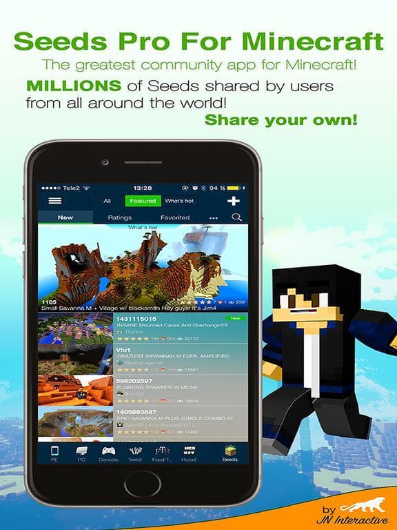 Seeds Lite For Minecraft - Server, Skin, Community screenshot 2